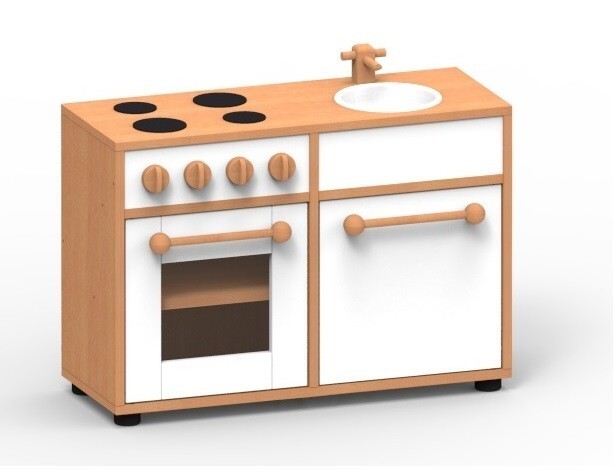 Kitchenettes and playing items